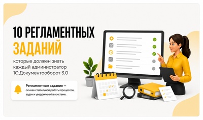 10 регламентных заданий, которые должен знать каждый администратор 1С:ДГУ 3.0