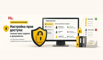Как настроить права доступа к документам в 1С:ДГУ 3.0